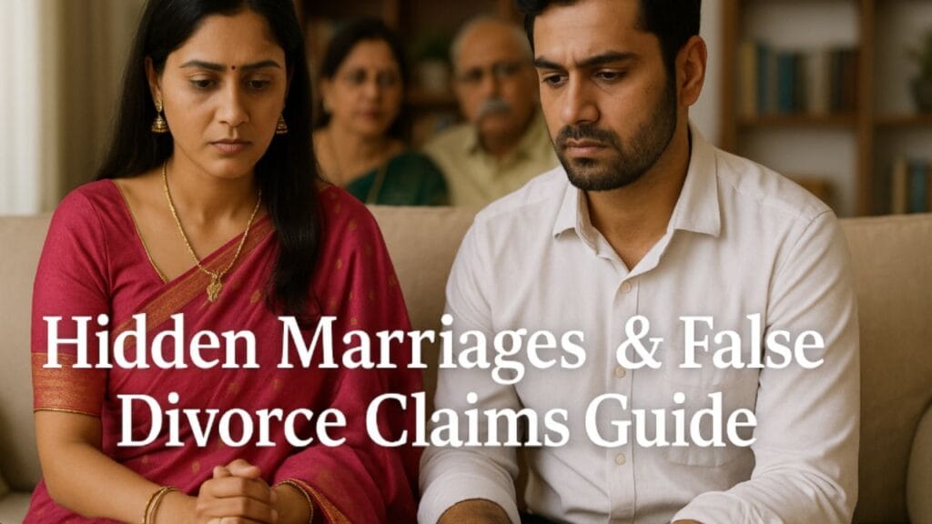 Hidden Marriages & False Divorce Claims Guide